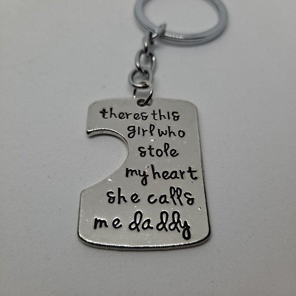 Family Keychains Mother Father Daughter Key Ring Gift Set - Picture 4 of 9